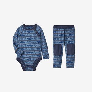 Patagonia Baby Capilene Baselayer Set - 0-3 Months